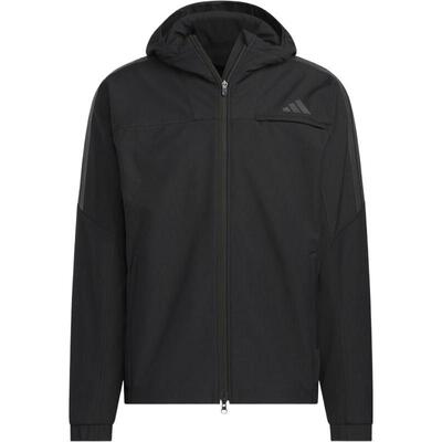 【自营】adidas阿迪达斯男子运动训练梭织连帽夹克外套KA1307