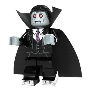 抽抽乐万圣节拼装第三方积木人仔PG8171小丑丧尸吸血鬼玩具南瓜人