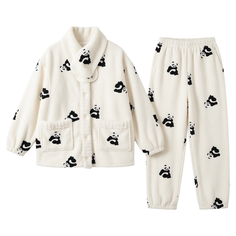 谷奈妈妈云朵绒秋冬月子服保暖