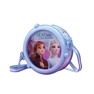 迪士尼儿童手敲鼓双面打击鼓公主冰雪奇缘男女宝宝手拍鼓乐器玩具