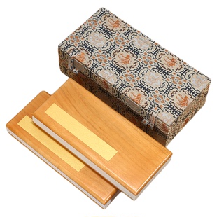 香樟木宣纸册页本小册盖章本空白小折页奏折式本子生宣国画写生签字作品纸印谱书法篆刻集章本