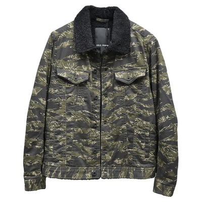 小码清仓血亏冬季男棉衣迷彩翻领