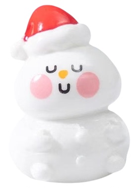 微景观圣诞可爱冬日雪人公仔摆件
