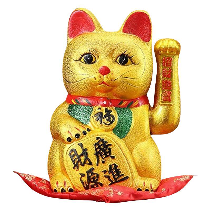 招财猫摆件开业自动摇手电动家居店铺收银台发财猫创意办公室装饰