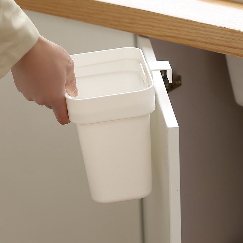 厂家日式壁挂垃圾桶厨房橱柜门纸篓盖余带卫生间厕所垃圾筒床边厨