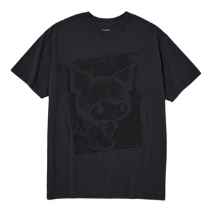 MOUSSY&酷洛米合作款 春季新品做旧印花短袖T恤010IAF01-5401