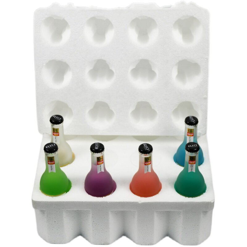 65孔径鸡尾酒泡沫箱橄榄油啤酒六只装330 375ml冰锐汽水果酒防摔