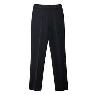 秋冬旁开拉链中老年女裤长裤高腰直筒大码妈妈裤子中年女装西装裤