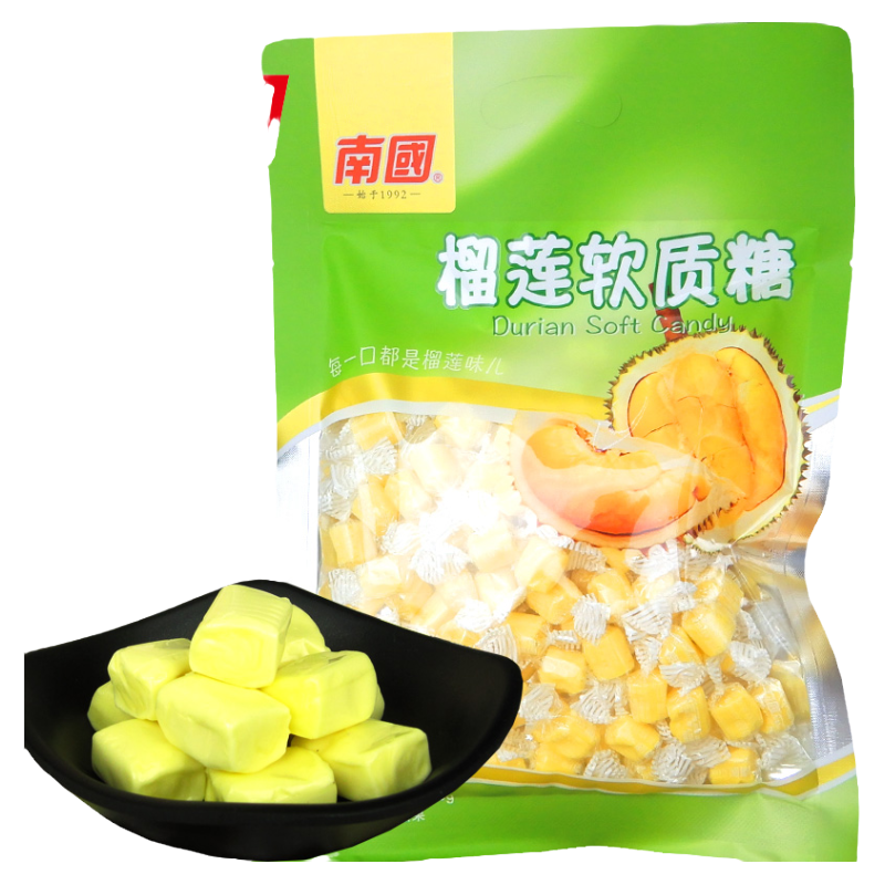 南国特浓软质500g喜糖果食品榴莲
