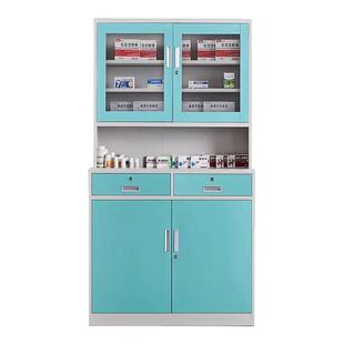 西药柜诊所药品药店配药柜子医用存放不锈钢制调剂铁皮医院处置台