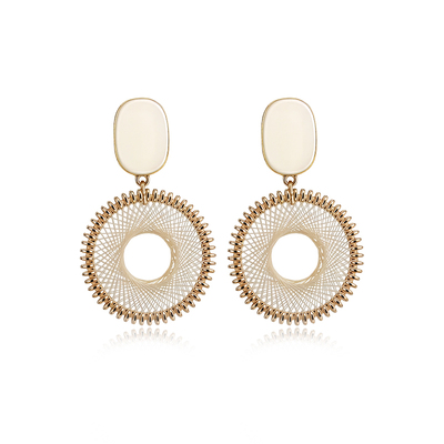 钟楚曦同款~度假风编织耳环