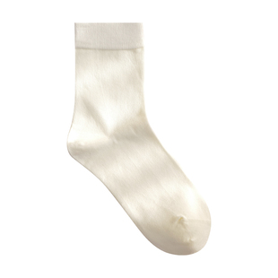 Himade高品质精梳棉无骨缝头中筒袜子女柔软细腻堆堆月子袜长绒棉