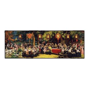 良宵红军长征革命战争抗战油画客厅办公室壁画会议室展厅走廊挂画