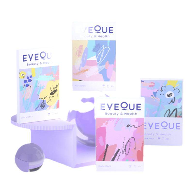 【新粉专享】EYEQUE爱可优日抛蓝色美瞳大小直径彩色隐形眼镜自然