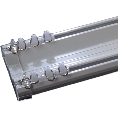 铝合金窗帘轨道双层结构