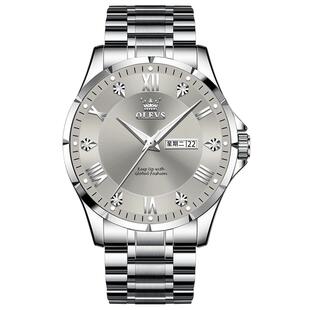 2025新款正品牌机械表全自动男士手表男商务日历防水钢带石英名表