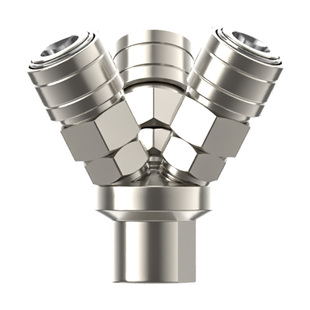 TWSNS台匠山耐斯C式快速自锁接头气管圆二通园三通内丝外丝气泵