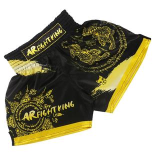 ARFIGHTKING泰拳格斗老虎MMA训练播求UFC短裤男搏击健身运动裤子