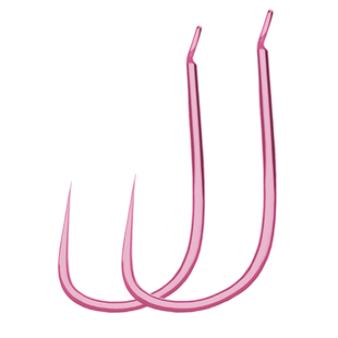 碳钢新关东无倒刺鱼钩散装长柄黑坑竞技鲤鱼罗非钓鱼钩鲢鳙新关东