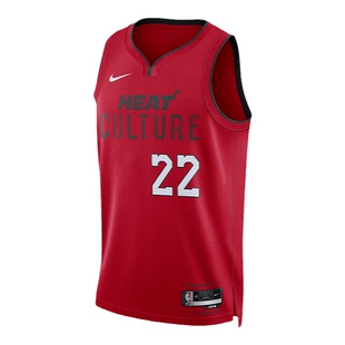 NBA官方正品Nike City Edition热火吉米巴特勒drifit成人SW球衣篮