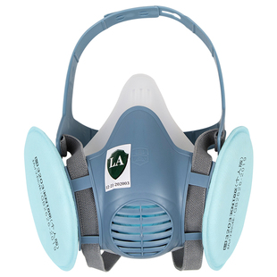 宝顺安3203 KN100防尘口罩防粉尘灰粉硅胶头戴式打磨装修水泥煤矿