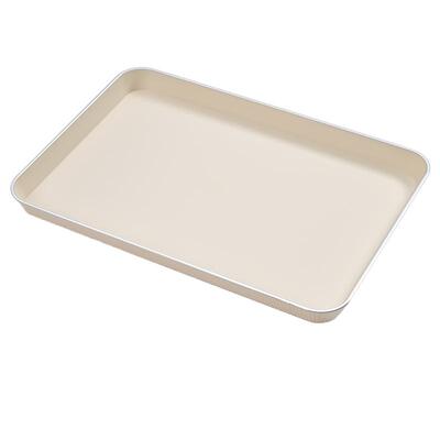 新款奶油白银边托盘茶盘