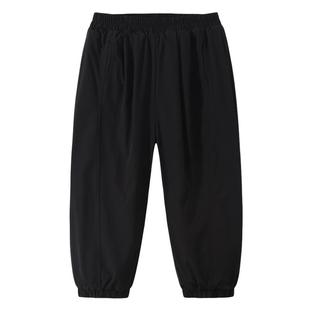 植木童装【一条过冬】儿童裤子男童夹棉裤子2025冬新款防风束脚裤