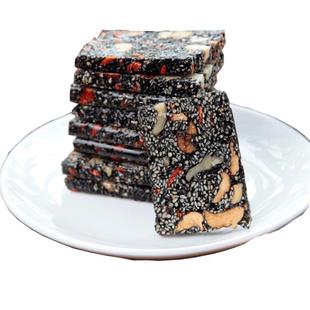 黑芝麻核桃红枣软糕传统老式酥糖有低糖糕点老人孕妇营养小吃零食