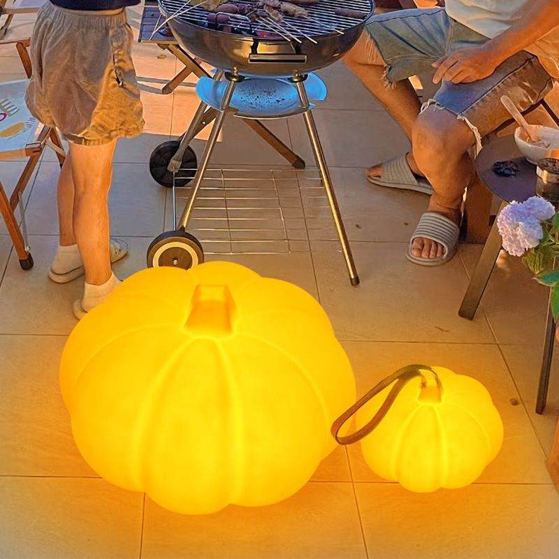 庭院手提南瓜充电吊灯太阳能灯笼户外吊灯网红民宿院子氛围夜景灯