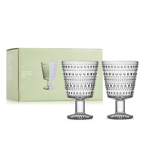 【新婚礼物】芬兰iittala伊塔拉露珠高脚杯气泡酒杯玻璃水杯对杯z