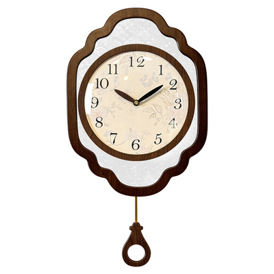 中古风静音钟表挂钟客厅2025新款