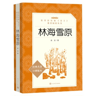 林海雪原六年级bi读课外书人民文学出版社鲁滨逊漂流记六上小英雄雨来爱的教育世界名著儿童文学小说童年高尔基六年级上册