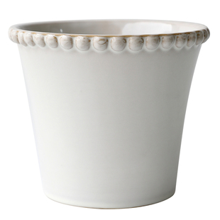 珠点设计创意白色陶瓷花盆蝴蝶兰绿植套盆绿色黑色釉面轻奢高级感