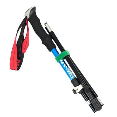 碳合金登山杖伸缩折叠外锁徒步