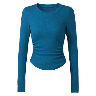 现代舞练功服女2026新款舞蹈服长袖修身显瘦古典舞服装形体服上衣