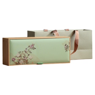 高端茶叶包装盒空礼盒高档绿茶竹叶青峨眉雪芽湄潭飘雪茶空盒定制