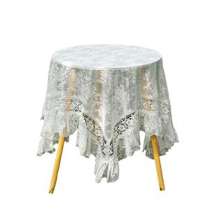法式复古蕾丝桌布圆形长方形餐桌茶几台布田园浪漫ins风文艺盖巾