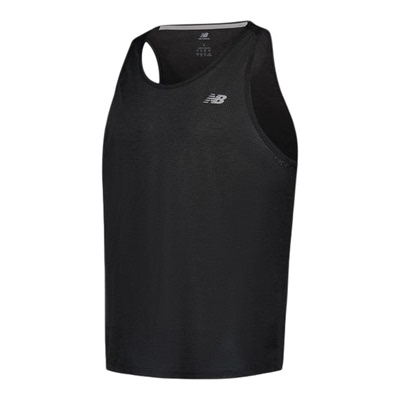 New Balance/NB正品夏季新款男子专业运动跑步背心T恤MT41250-BK