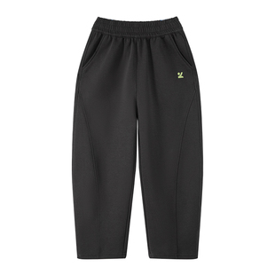 左西童装男童裤子春秋款儿童洋气运动裤春装2026新款中大童弯刀裤