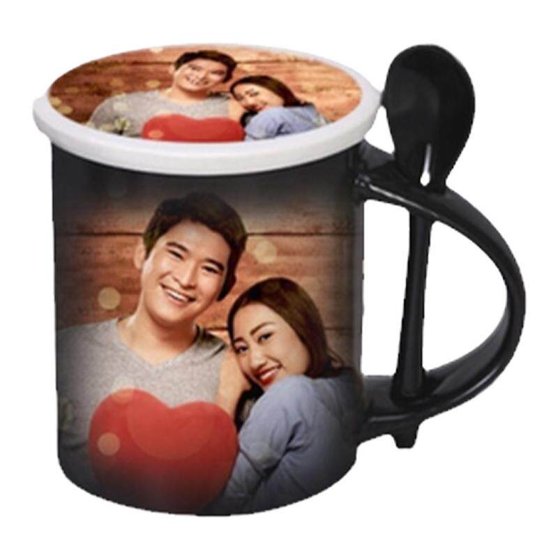 diy变色杯子定制照片加热水显马克杯