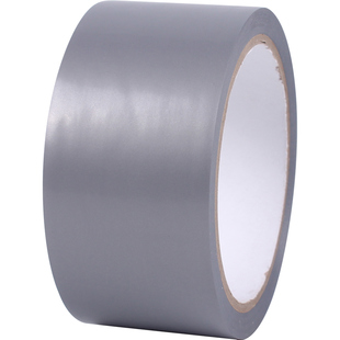 银灰色PVC警示胶带地标贴防水耐磨地板面划线警戒隔离彩色斑马胶