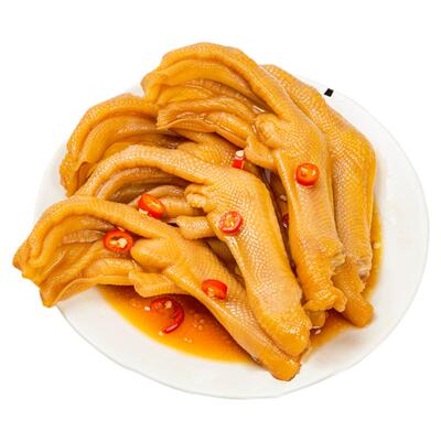 爱尝旗舰店带汤汁鸡鸭爪代餐