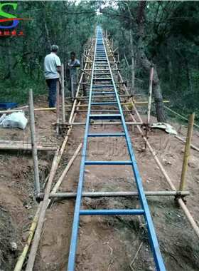 Slope lifting feeder爬山虎上料提升机 高速公路斜护坡运料车