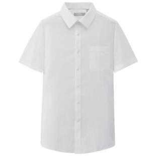 【3D立体免烫】金利来夏季新款衬衣男士易打理商务正装短袖衬衫男