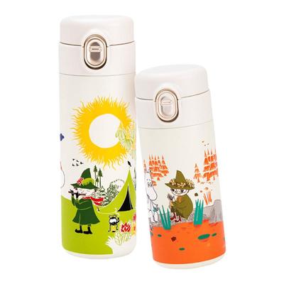 姆明马卡龙色316不锈钢保温杯