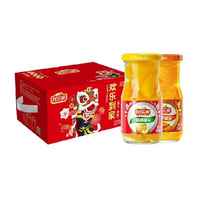 欢乐家水果罐头256g×12罐