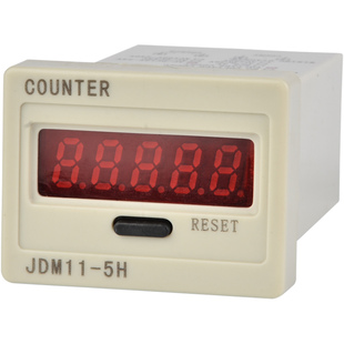 JDM11-5H数显累加计数器 电子式计数器数显 停电记忆LED显示