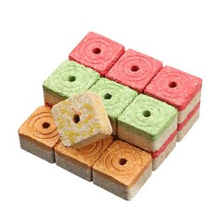 抛竿海竿方块料窝料糠饼野钓鱼饵料爆炸钩饵方块鱼饵饼适用翻板钩