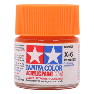 田宫水性丙烯颜料漆 高达手办GK模型上色 粘土涂装水性漆 X1-X35
