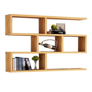 墙壁置物架卧室壁柜隔板吊柜壁挂墙面创意格子客厅书架墙上置物架